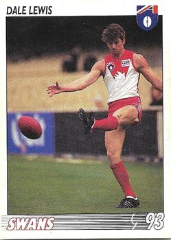 1993 Select AFL #19 Dale Lewis Front